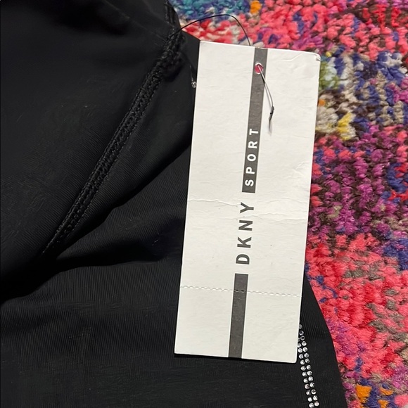 DKNY Black Biker Shorts - Picture 3 of 5